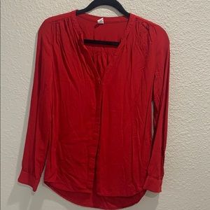 Old Navy Red button down shirt
